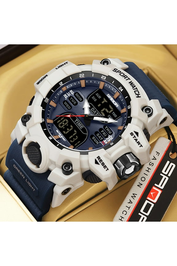 Watches for Man Digital Watches Waterproof Sport Watch with LED Backlight, Running Sports Digital Watch Gifts for Man Father's Day Gift