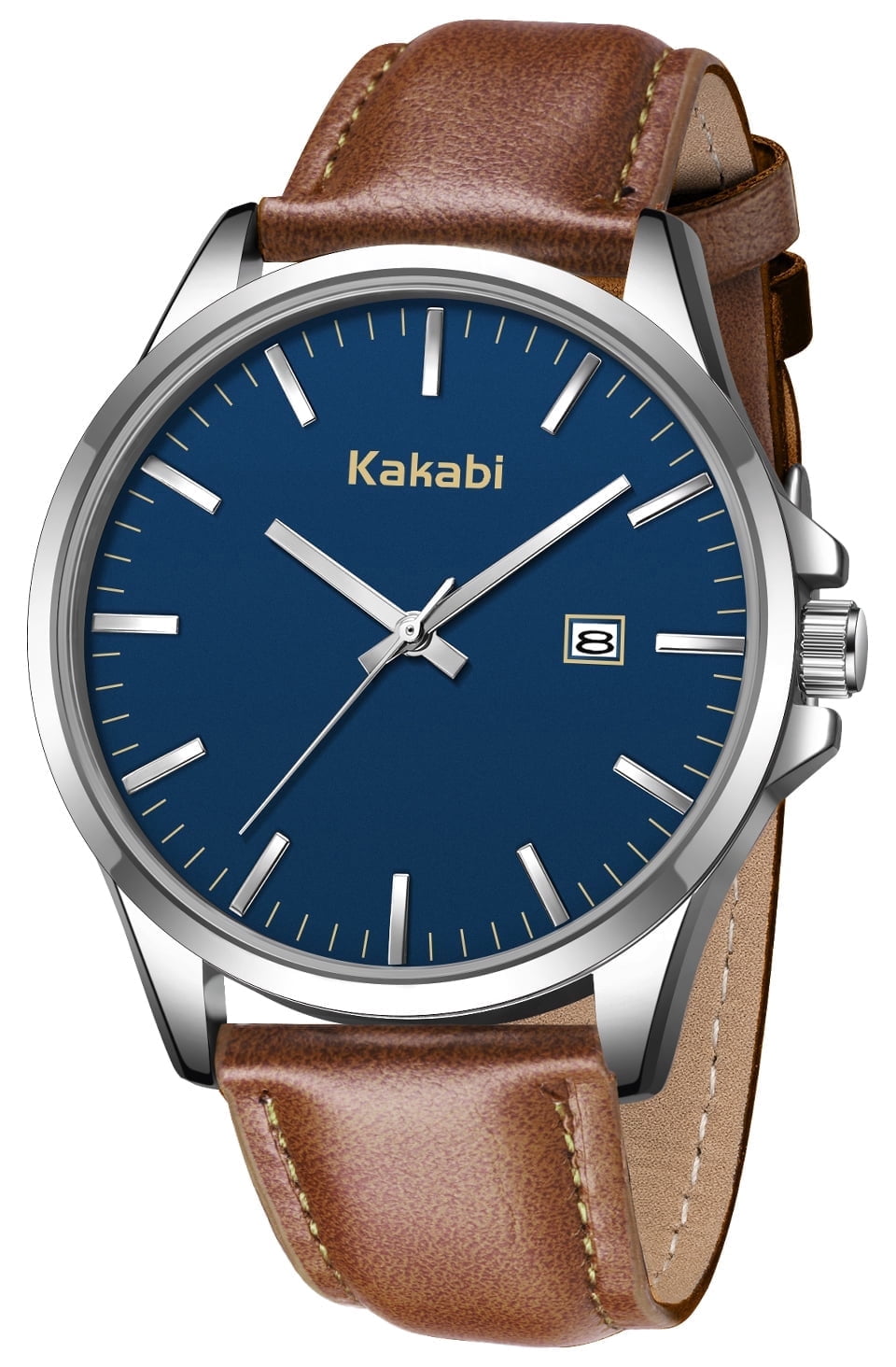 Watches for Man Minimalist Quartz Watch with Leather Strap  display picture 1