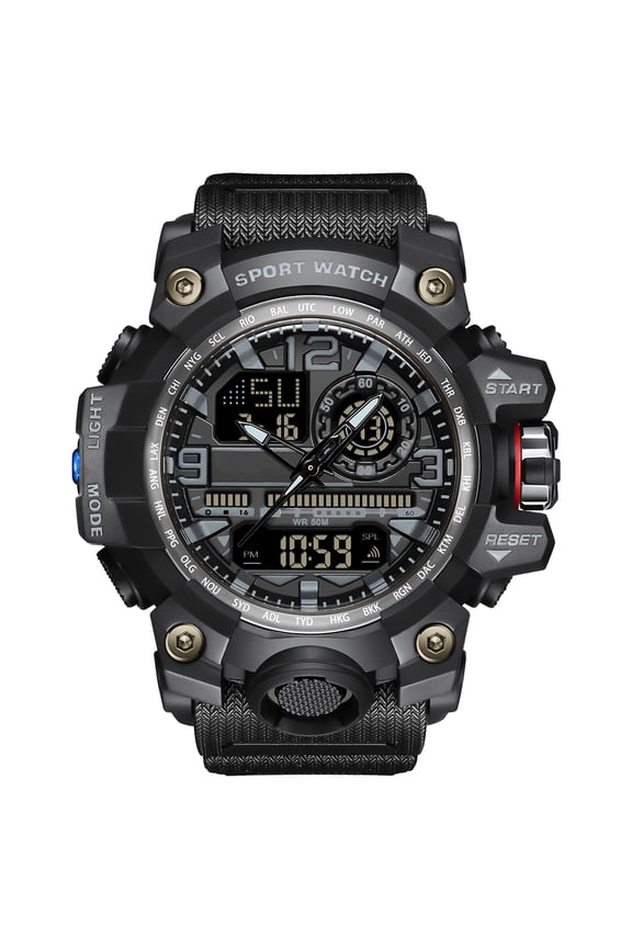 Watches for Men Men’s Digital Analog Watches Military Outdoor Sport Wristwatch Waterproof Wristwatch Gift for Man