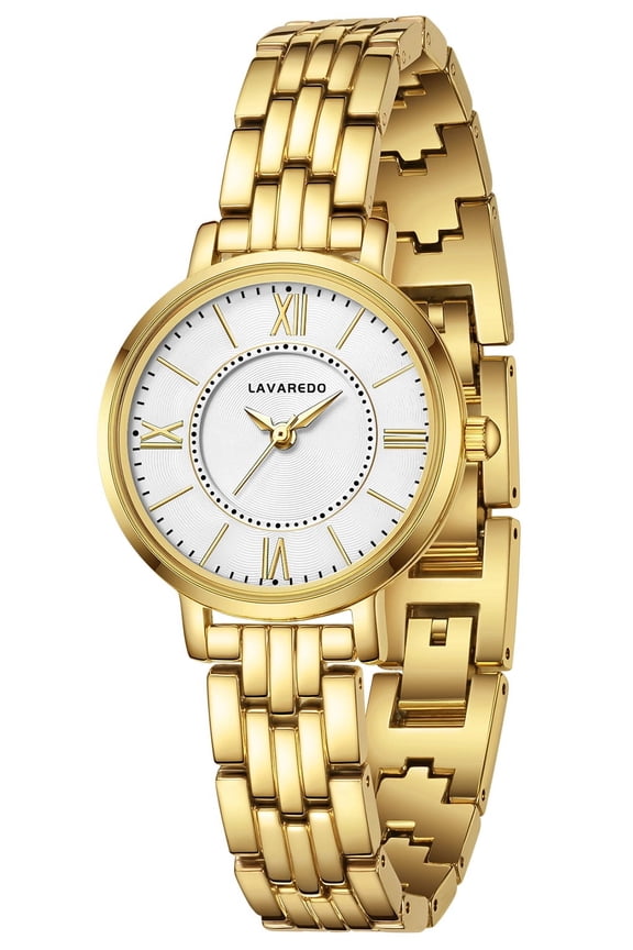 Women's Quartz Watch Durable Scratch-Resistant Women Watches with Stainless Steel Strap 3ATM Waterproof Lady Wristwatch Gift for Woman Mother's Day Gifts