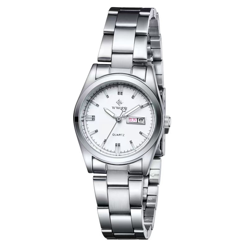 Watches for Women Analog Quartz Silver Stainless Steel  display picture 2
