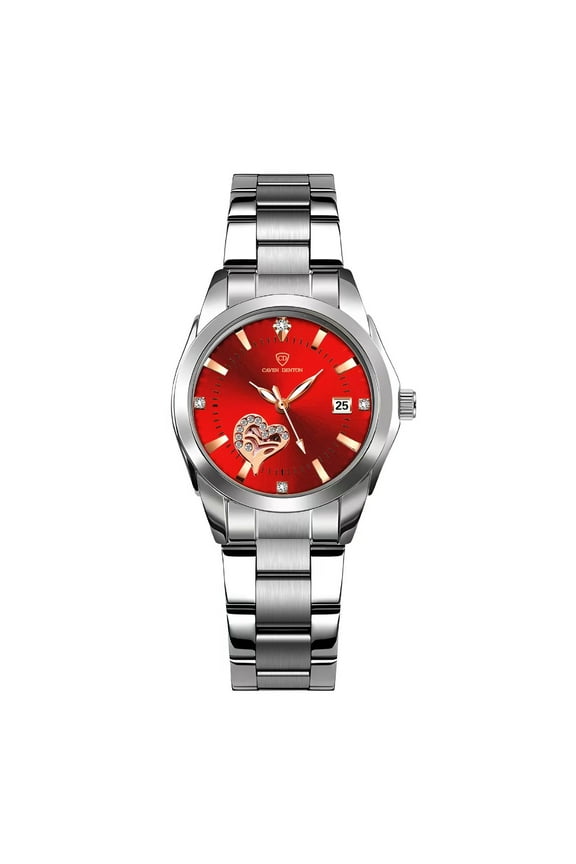 Watches for Women Analog Quartz Silver Stainless Steel Watches Luminous Waterproof Ladies Dress Watch