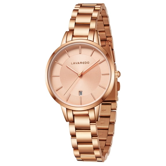 Watches for Women Elegant Quartz Ladies Watch Classic Design with Round dial, Stainless Steel Band & Calendar – Perfect Gift for Her