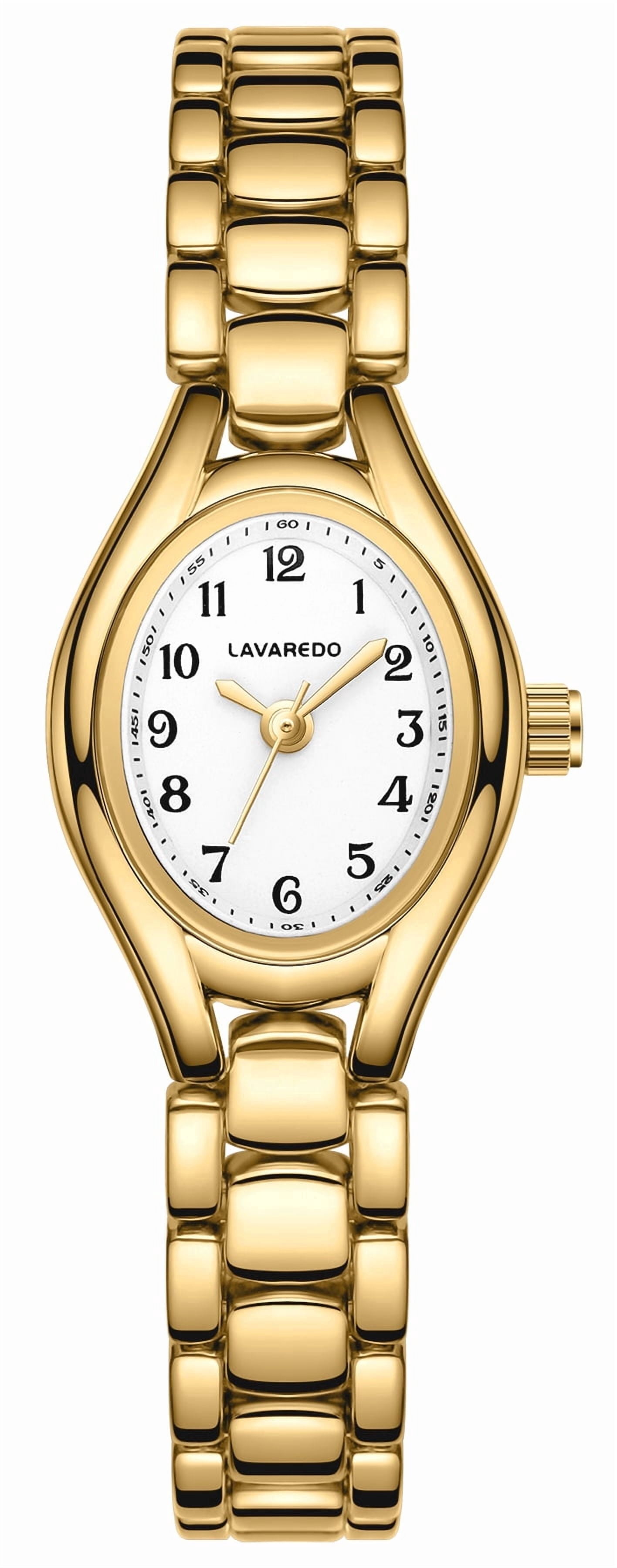 Woman Watches Elegant Oval GoldWhite Ladies Quartz Watch with Stainless Steel Strap Waterproof Woman Watch Gift for Woman