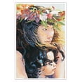 thumbnail image 1 of Watching the Hula (Ka Nānā ʻAna O Ka Hula) - Hawaiian Mother and Son - From an Original Watercolor Painting by Janet Stewart - Master Art Print (Unframed) 12in x 18in, 1 of 4