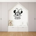 thumbnail image 1 of Watching Mini Mouse Quote Kids Cartoon Quotes Wall Sticker Art Decal for Girls Boys Room Bedroom Nursery Kindergarten House Fun Home Decor Stickers Wall Art Vinyl Decoration Size (20x18 inch), 1 of 3