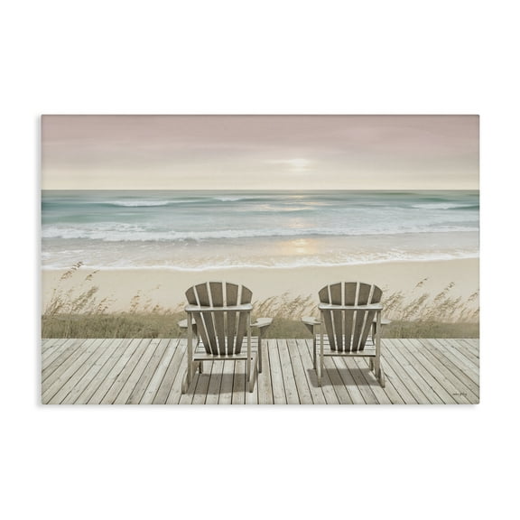 Stupell Industries Watching The Pastel Sunset Canvas Wall Art, design by Amber Sterling