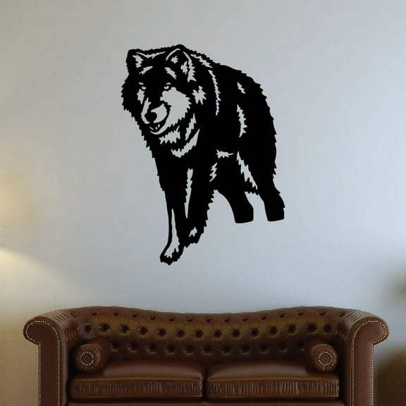 Watching Timber Wolf Decal - 36 Inches