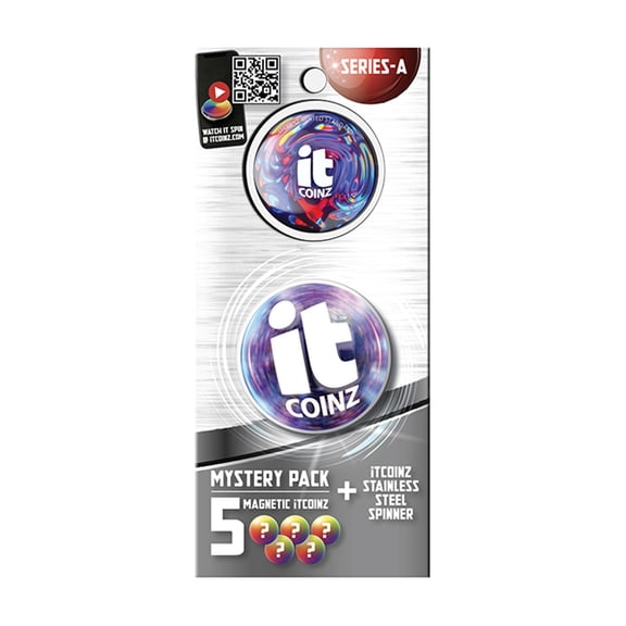 Watchitude itCoinz Series A Mystery 5 Pack Coinz With Spinner
