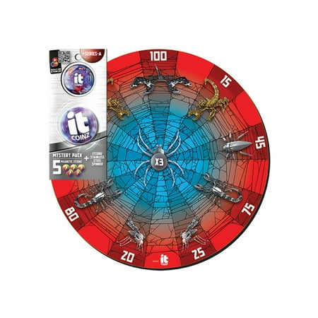 Watchitude itCoinz Spider Webs Spinner And Dart Board Set