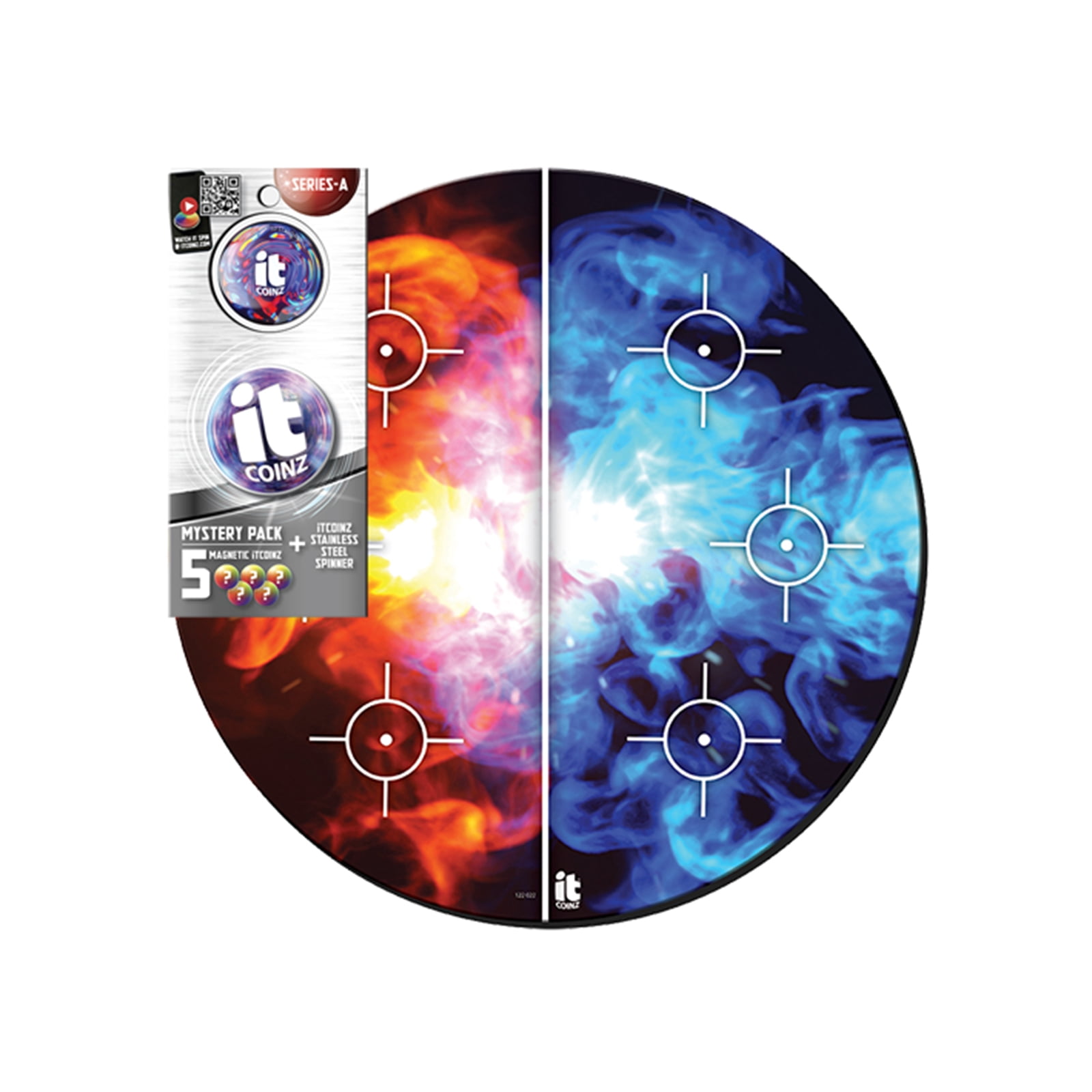 Watchitude itCoinz Spinner And Dart Board Fire Set