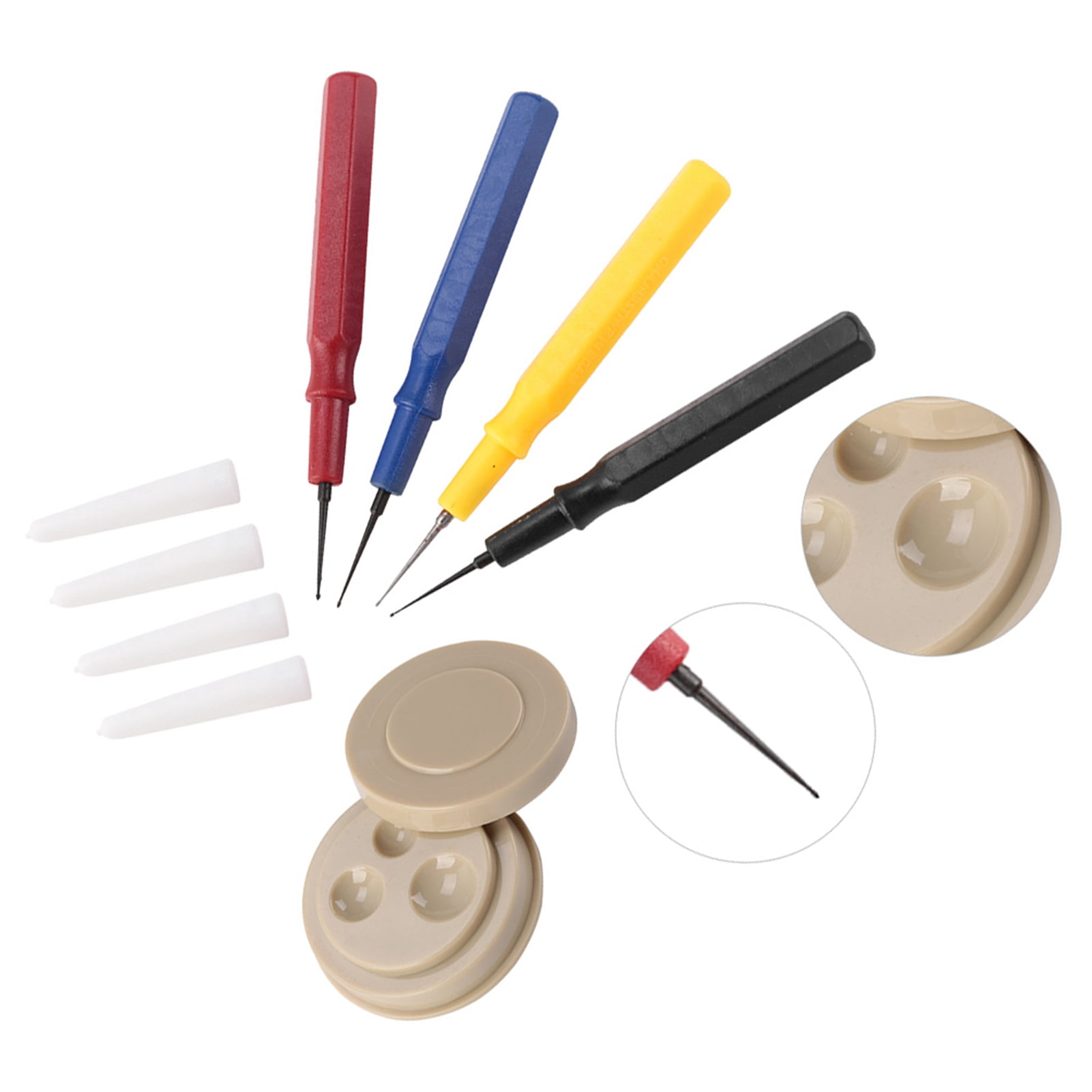 Watchmaker Set Watchmaker Repair Tool Professional Watch Oiler Set 1 Oil Cup 4 Oil Pen ...