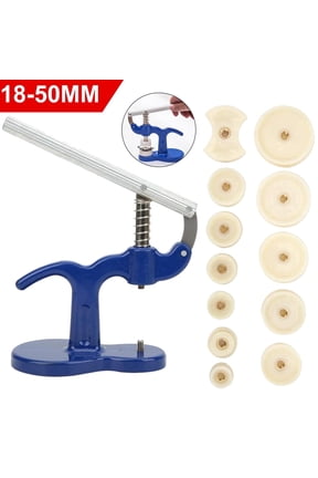 Watch Press Tool Kit, 13-Piece Set with 1850mm Dies for Case Back and Crystal Installation