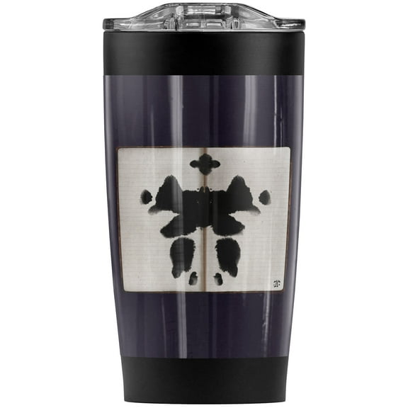 Watchmen Rorschach Journal Stainless Steel Tumbler 20 oz Coffee Travel Mug/Cup, Vacuum Insulated & Double Wall with Leakproof Sliding Lid | Great for Hot Drinks and Cold Beverages