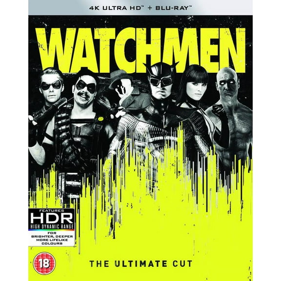 Watchmen: The Ultimate Cut (4K Ultra HD) Matthew Goode Laura Mennell Malin kerman Niall Matter