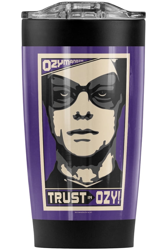 Watchmen Trust In Ozy Stainless Steel Tumbler 20 oz Coffee Travel Mug/Cup, Vacuum Insulated & Double Wall with Leakproof Sliding Lid | Great for Hot Drinks and Cold Beverages
