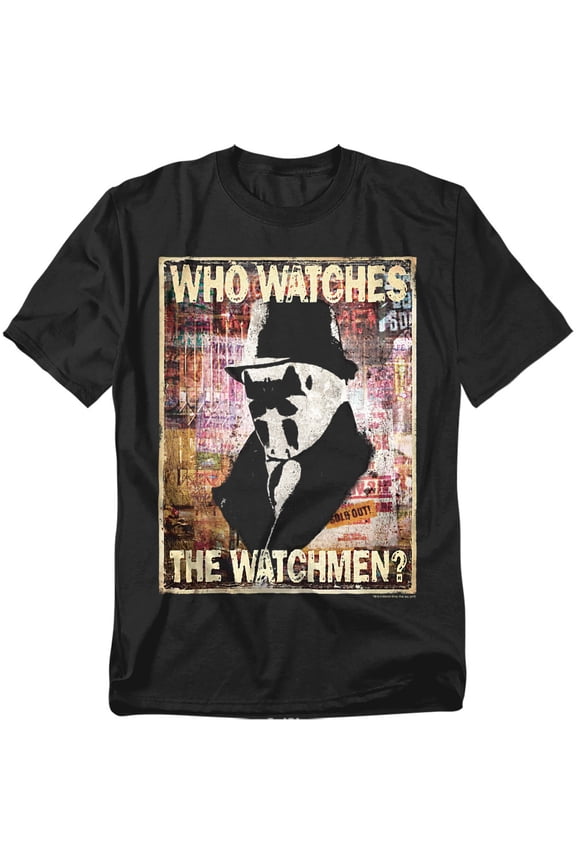 Watchmen Who Watches Mens Short Sleeve Shirt