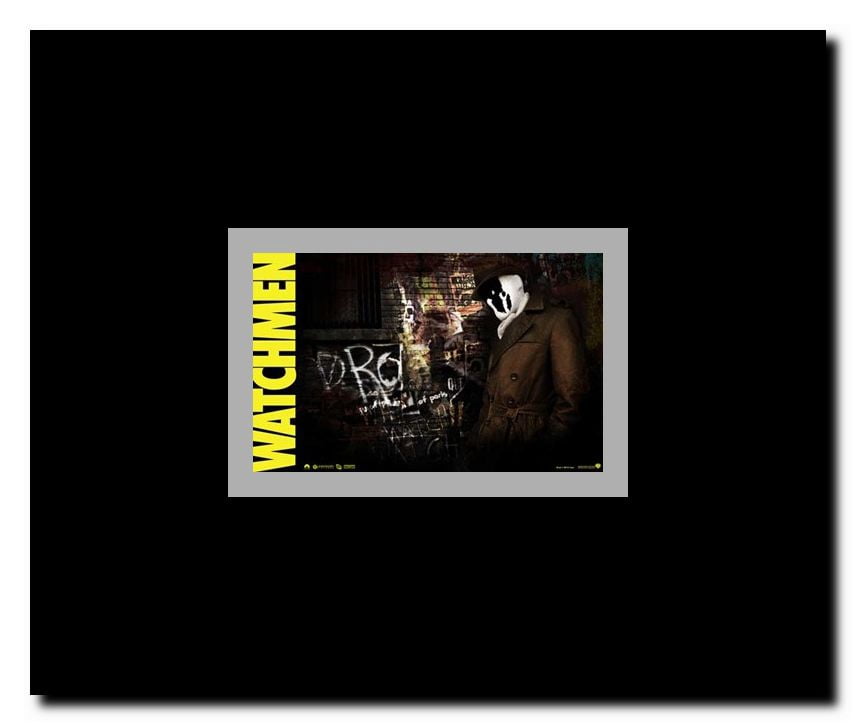 Watchmen - style AI Framed Movie Poster