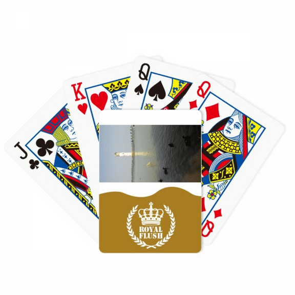 Watchtower Art Deco Fashion Royal Flush Poker Playing Card Game