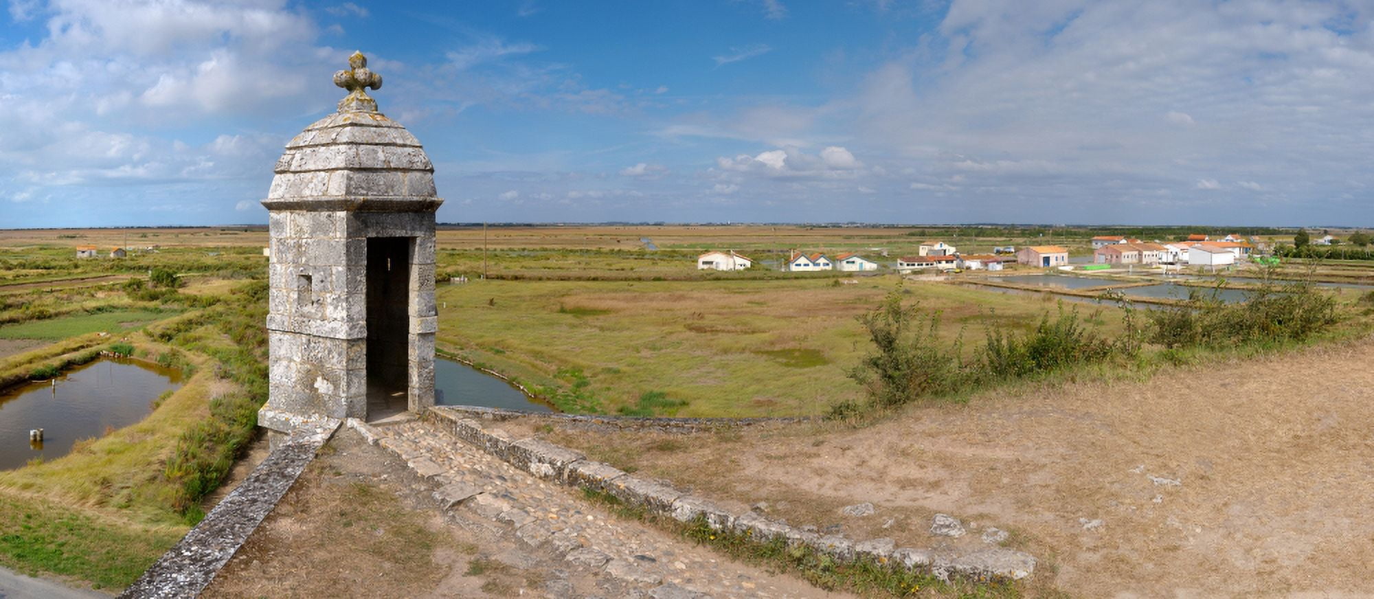 Watchtower of Fortifications of Vauban Brouage Charente-Maritime Poitou-Charentes France Canvas Art - Panoramic Images (27 x 9)