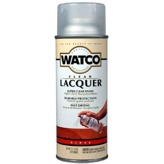 Watco 11.25 oz. Clear Gloss Lacquer Wood Finish Spray 6-Pack