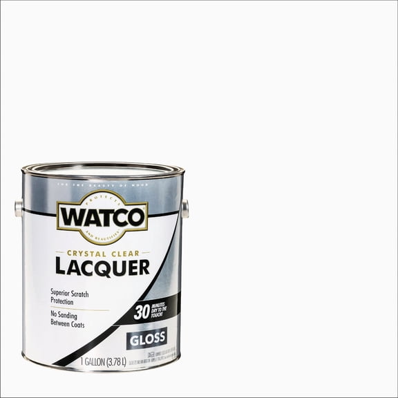Watco 1G Gloss Clear Lacquer Wood Finish -4 Pk