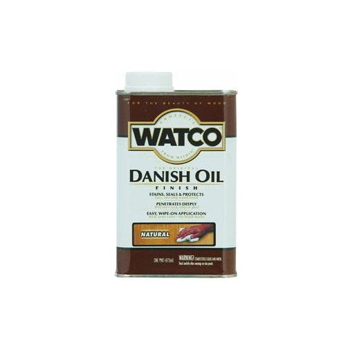 Watco 242219 Danish Oil Wood Finish, Low VOC, Pint, Natural