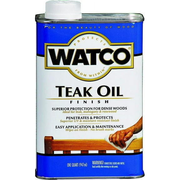 Watco 67141 Teak Oil Finish Quart, Each