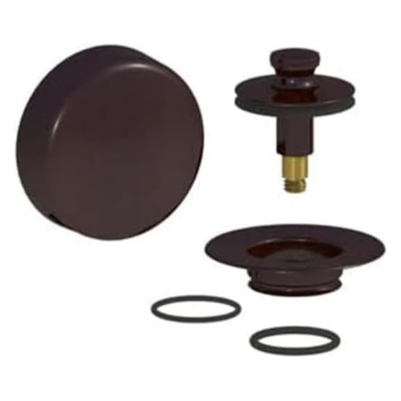Watco 959290-BZ QuickTrim Lift and Turn Drain Trim Kit, Oil Rubbed Bronze - Bathtub Drain Replacement
