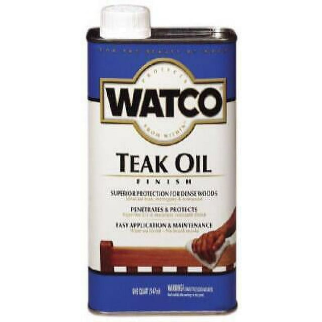 Watco RustOleum Transparent Teak OilBased Teak Oil 1 qt. (Pack of 4