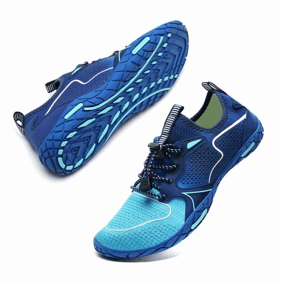 WateLves Men Women Quick Dry Water Shoes, Lightweight Barefoot Aqua Shoes, Non Slip Swim Beach Pool Kayak Surf Hiking Sports Footwear