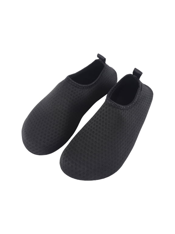 WateLves Water Shoes for Womens Mens Barefoot Quick-Dry Aqua Socks for Beach Swim Surf Yoga Exercise New Translucent Color Soles