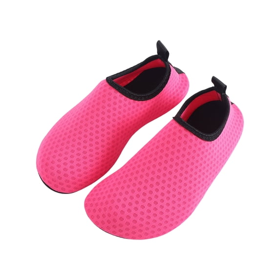 WateLves Water Shoes for Womens Mens Barefoot Quick-Dry Aqua Socks for Beach Swim Surf Yoga Exercise New Translucent Color Soles