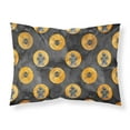 thumbnail image 1 of Watecolor Halloween Circles Fabric Standard Pillowcase, 1 of 2