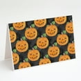 thumbnail image 1 of Watecolor Halloween Jack-O-Lantern Greeting Cards and Envelopes Pack of 8, 1 of 2