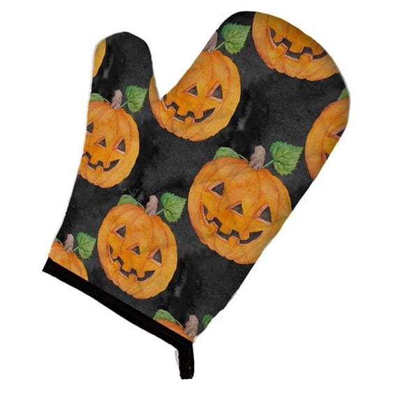 Watecolor Halloween Jack-O-Lantern Oven Mitt