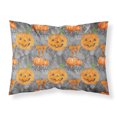 thumbnail image 1 of Watecolor Halloween Pumpkins Fabric Standard Pillowcase, 1 of 2