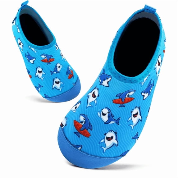 Watelves Kids Water Shoes Quick-Dry Non-Slip Barefoot Aqua Socks for Beach Swim Pool