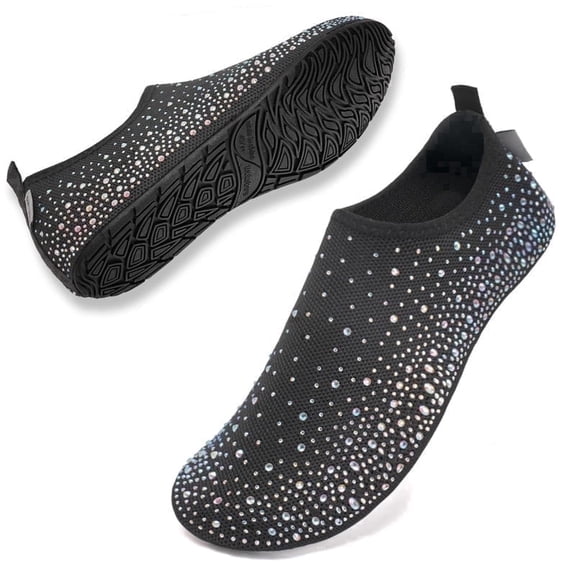 ZACPNCV Unisex Water Shoes Aqua Socks, Quick Dry Beach Shoes Non-Slip ...