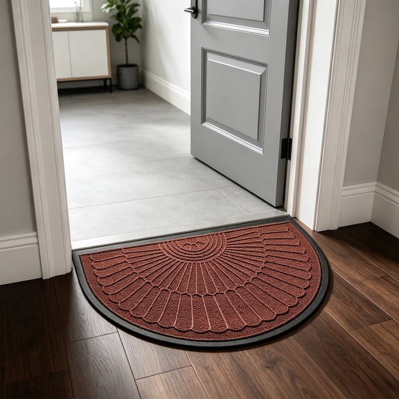 Water Absorbent Bathroom Floor Mat Soft Area Rug, Quick Dry Shower Room Carpet Non Slip Backing, Toilet Floor Mat Washable Entryway Rug, Decorative Home Bathroom Carpet