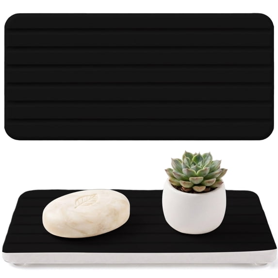 Water Absorbent Diatomite Coasters, 2PCS-8.3