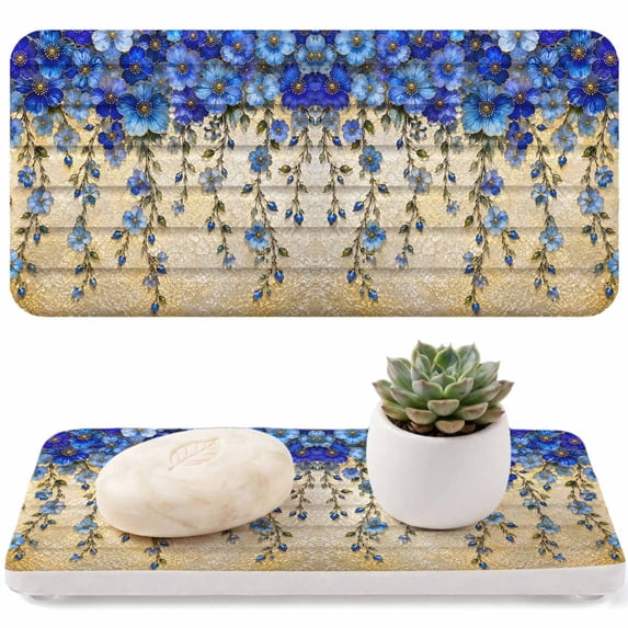 Create Leaf Spring Water Absorbent Diatomite Coasters, 2PCS-8.3