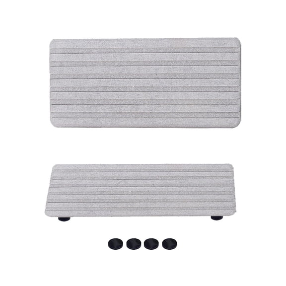 Water Absorbent Diatomite Rectangle, Grooved Design, Quick Drying Stone Tray, Non Slip Diatomite Mat, Household Drink Coaster, Kitchen Countertop Pad, Bathroom Drying Mat, 8.27 × 3.94 Inch