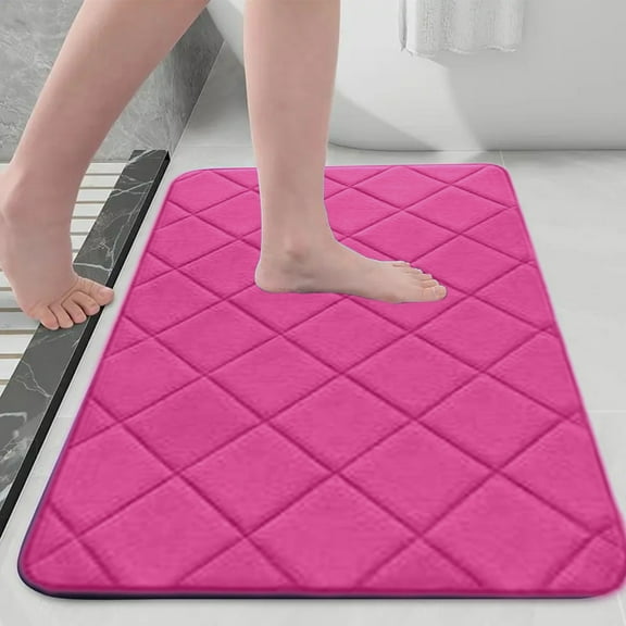 Water Absorbent Rug,Anti-slip Foam Back Mat,Durable Flocked Foot Pad for Home Indoor Multi-scene Use 15.7×23.6 in