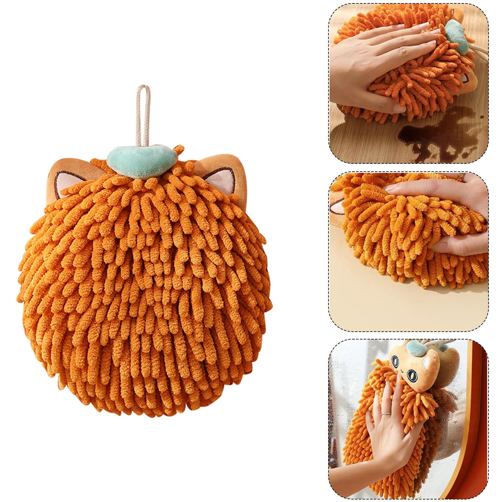 Water Absorbing Dish Pad Sponge Rag Dish Reusable Drying Towel Adorable