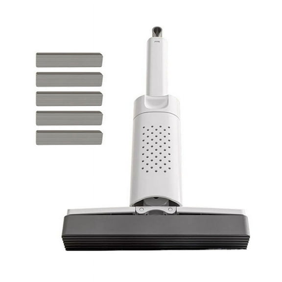 Water-Absorbing Handheld Mini Mop for Hands-Free Washing of Kitchen, Bathroom, Toilet, Wash Basin and Tabletop Cleaning
