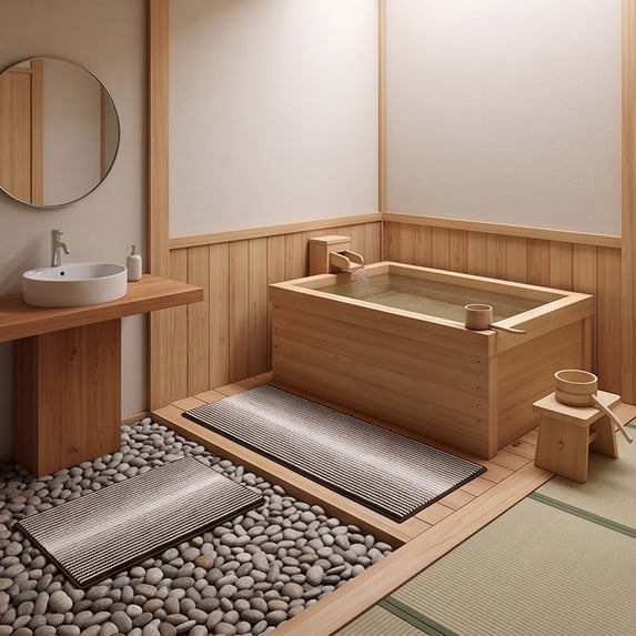 Water-Absorbing Non-Slip Floor Mat, Quick-Dry Soft for Bathroom, Kitchen, and Entryway