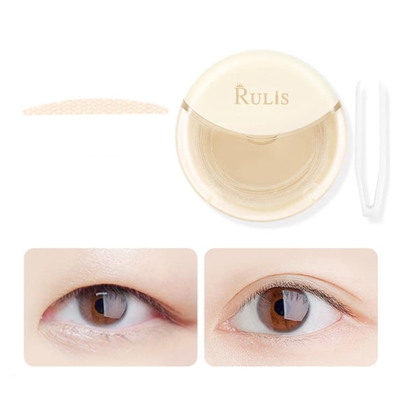 Water Activated Invisible Eyelid Patches 120 Pieces Breathable Mesh For Natural Double Eyelid Lift