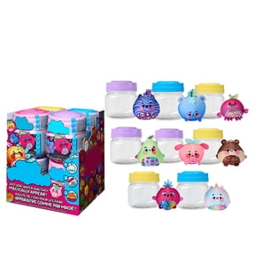 Water-Activated Magically Appear Surprise Toy Jars, 8 All Styles Cartoon Animal Shake Fidget Figurines, Reusable Clear Jars, Kids Daily Play Desktop Decor Gift