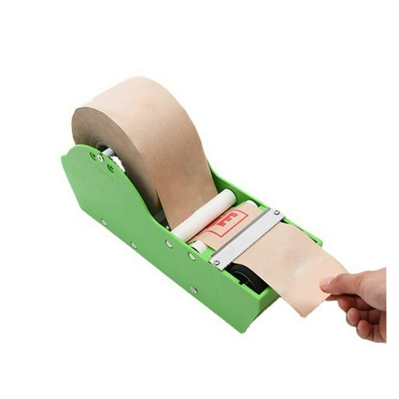 Water Activated Tape Dispenser Tape Set Wet/Cut Kraft Gummed Tape Cutter for Box Sealing